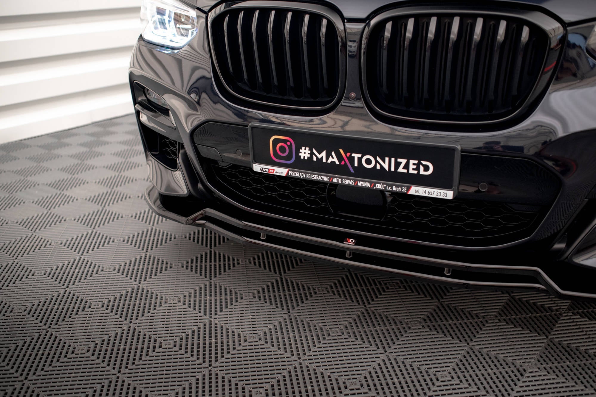 Maxton Design - Frontlippe V1 für BMW X3 M40d / M40i / M - Paket G01 - Aerowerk.