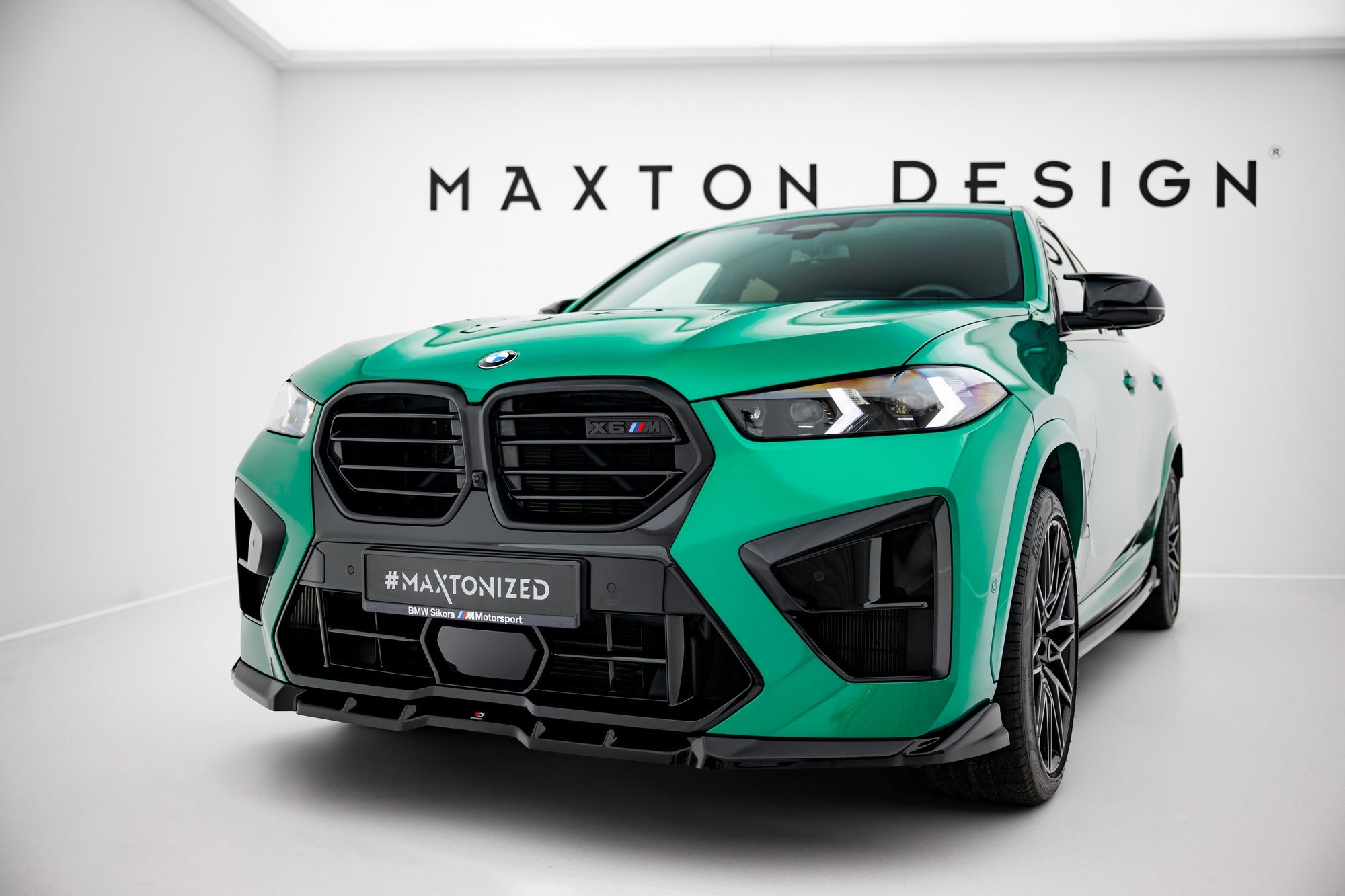 Maxton Design - Frontlippe V1 für BMW X6 M F96 Facelift - Aerowerk.
