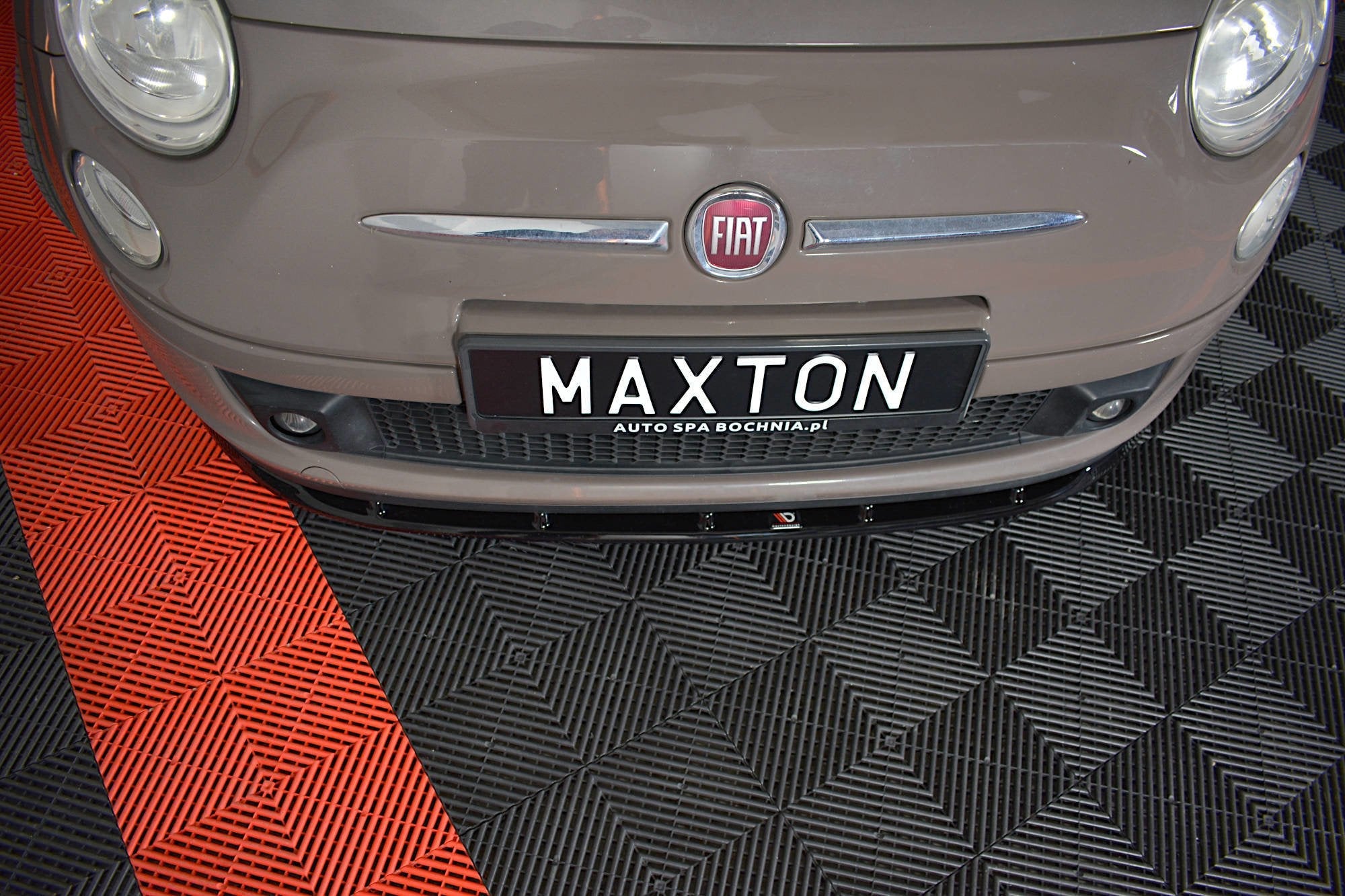 Maxton Design - Frontlippe V1 für FIAT 500 HATCHBACK vor Facelift - Aerowerk.