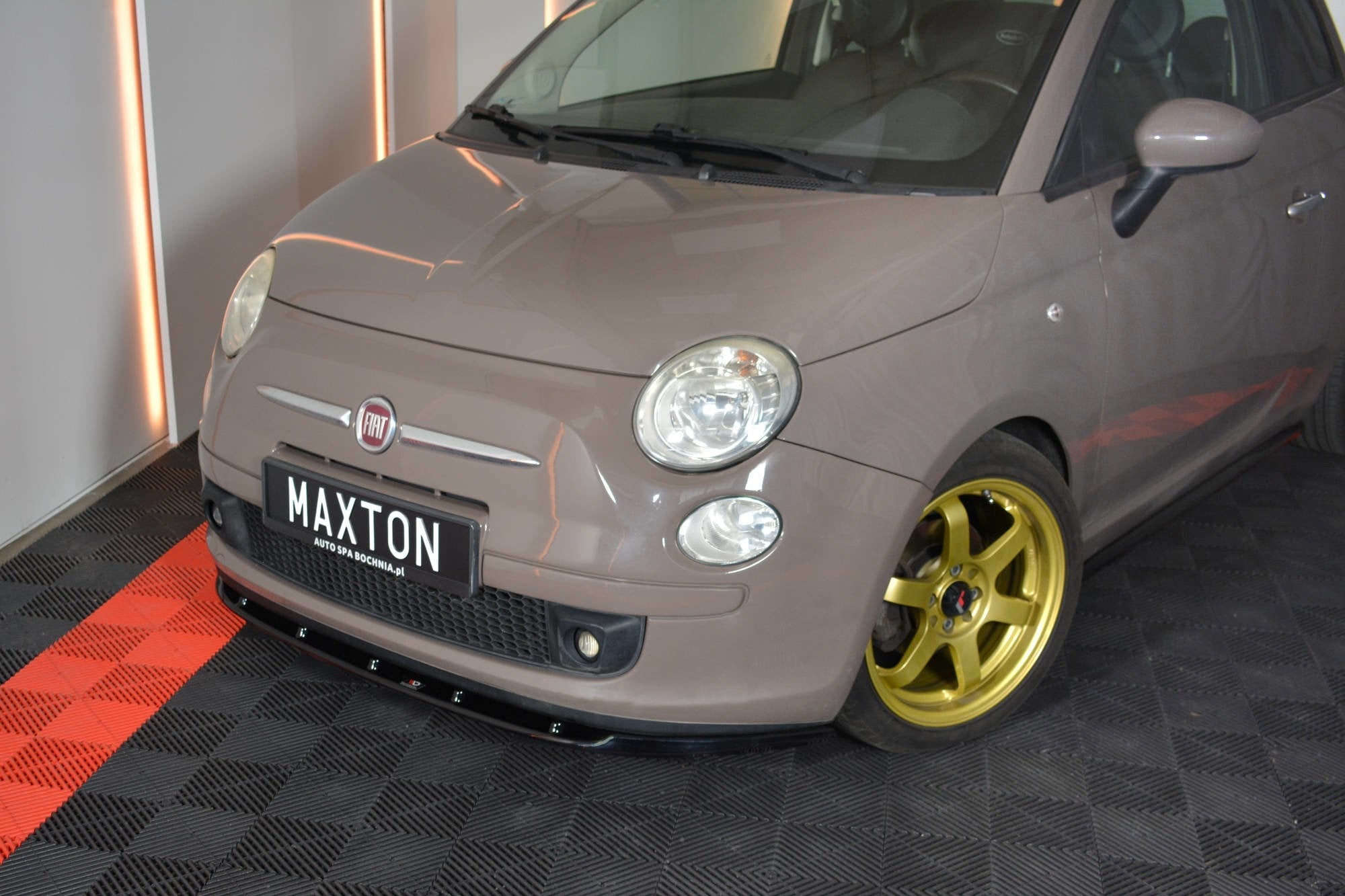 Maxton Design - Frontlippe V1 für FIAT 500 HATCHBACK vor Facelift - Aerowerk.
