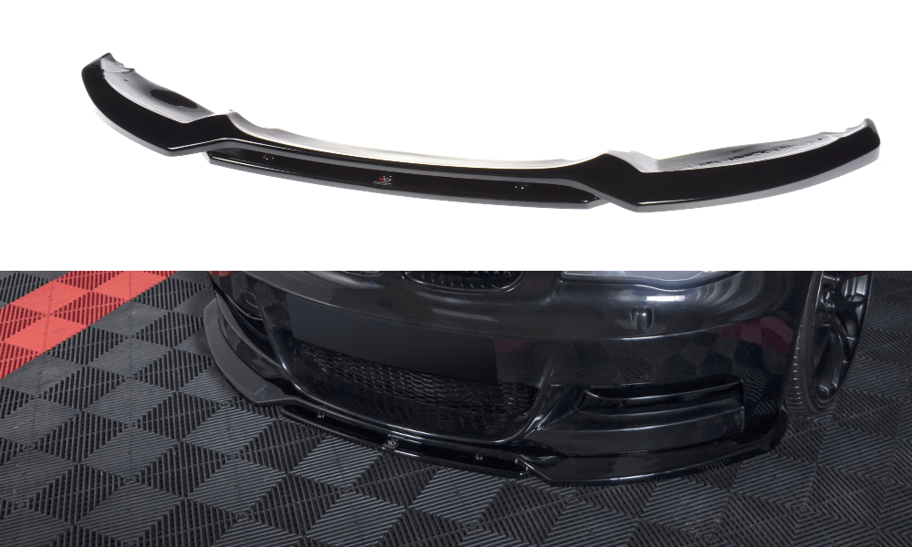 Maxton Design - Frontlippe V1 für for BMW 1er E82 FACELIFT M Paket - Aerowerk.