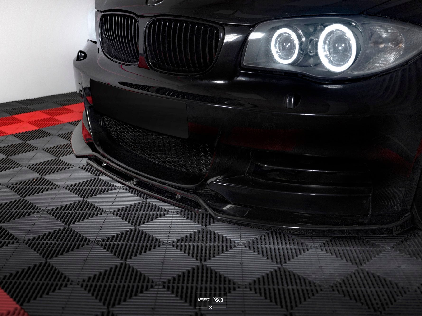 Maxton Design - Frontlippe V1 für for BMW 1er E82 FACELIFT M Paket - Aerowerk.