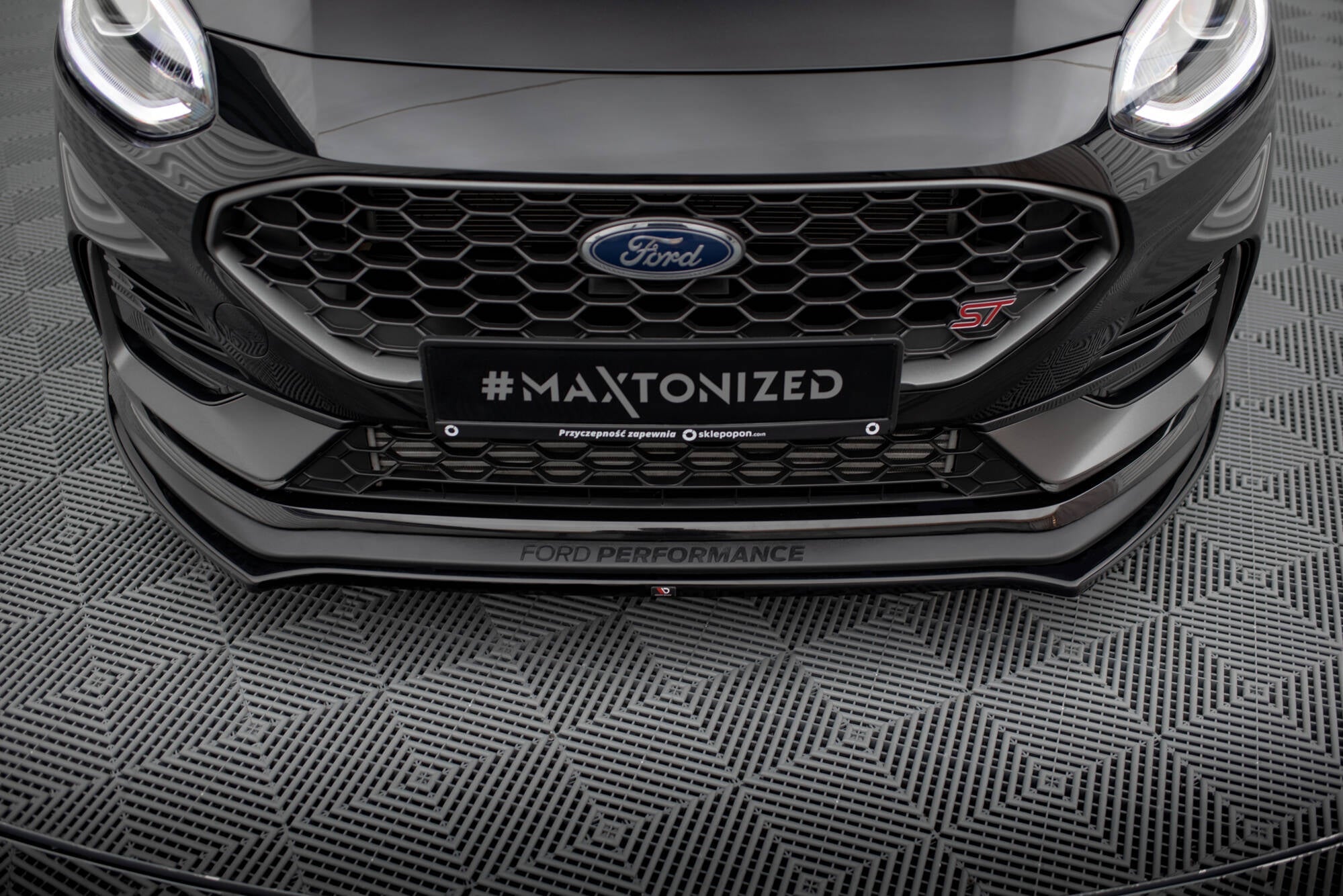 Maxton Design - Frontlippe V1 für Ford Fiesta ST / ST - line Mk8 Facelift - Aerowerk.