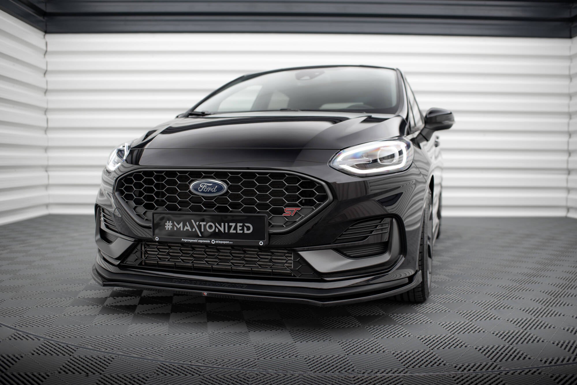 Maxton Design - Frontlippe V1 für Ford Fiesta ST / ST - line Mk8 Facelift - Aerowerk.