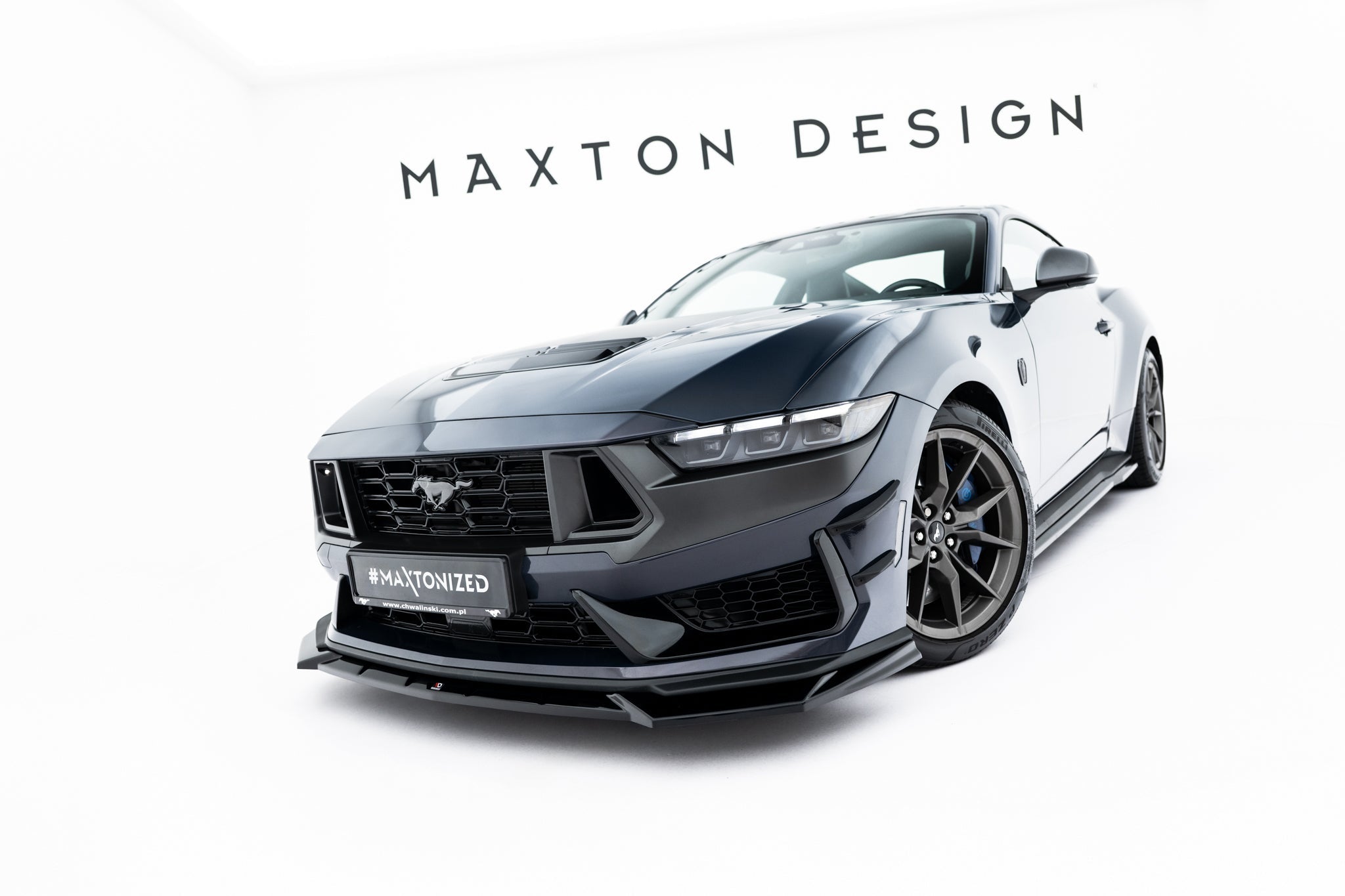 Maxton Design - Frontlippe V1 für Ford Mustang Dark Horse Mk7 - Aerowerk.