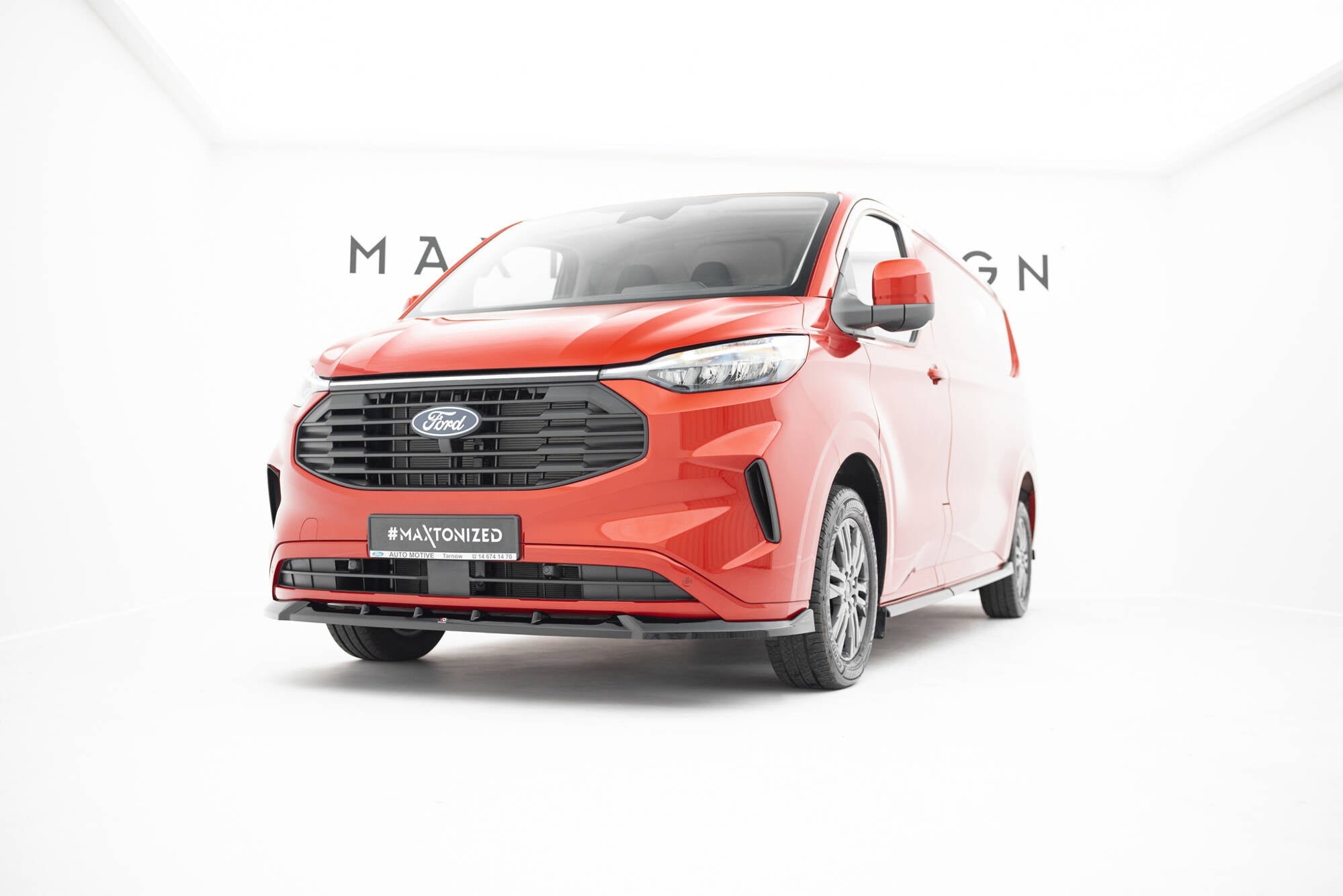 Maxton Design - Frontlippe V1 für Ford Transit Custom / Tourneo Custom Mk2 - Aerowerk.