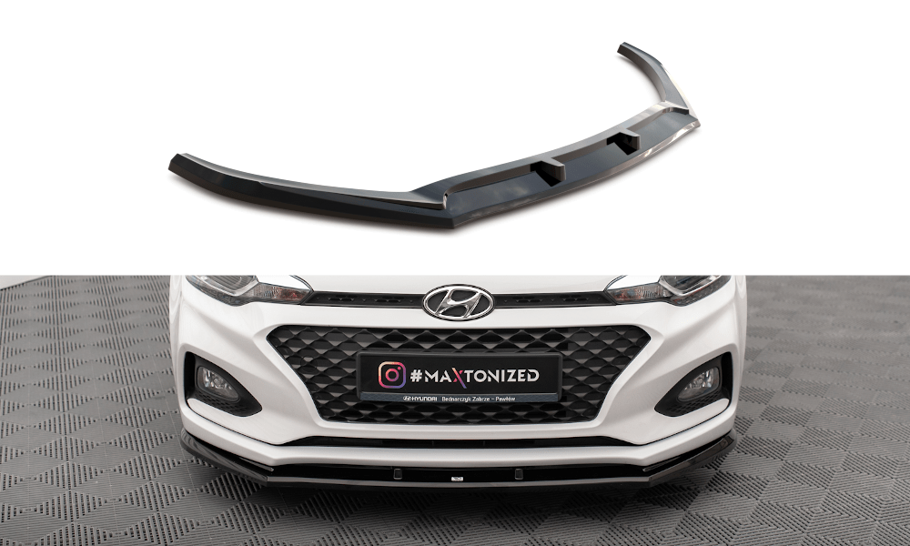 Maxton Design - Frontlippe V1 für Hyundai I20 Mk2 Facelift - Aerowerk.