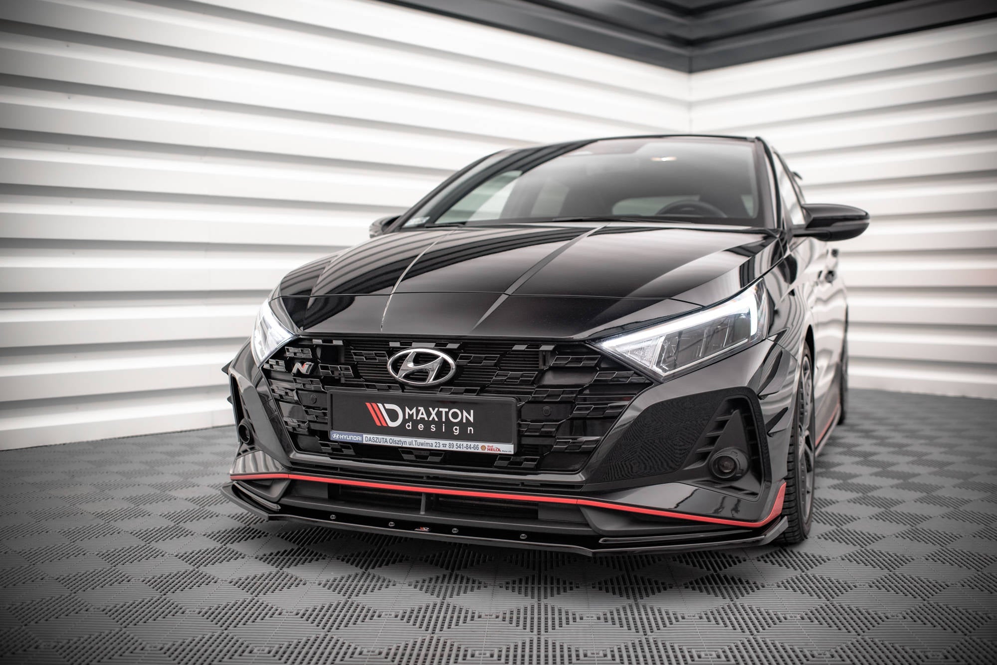 Maxton Design - Frontlippe V1 für Hyundai I20 N Mk3 - Aerowerk.
