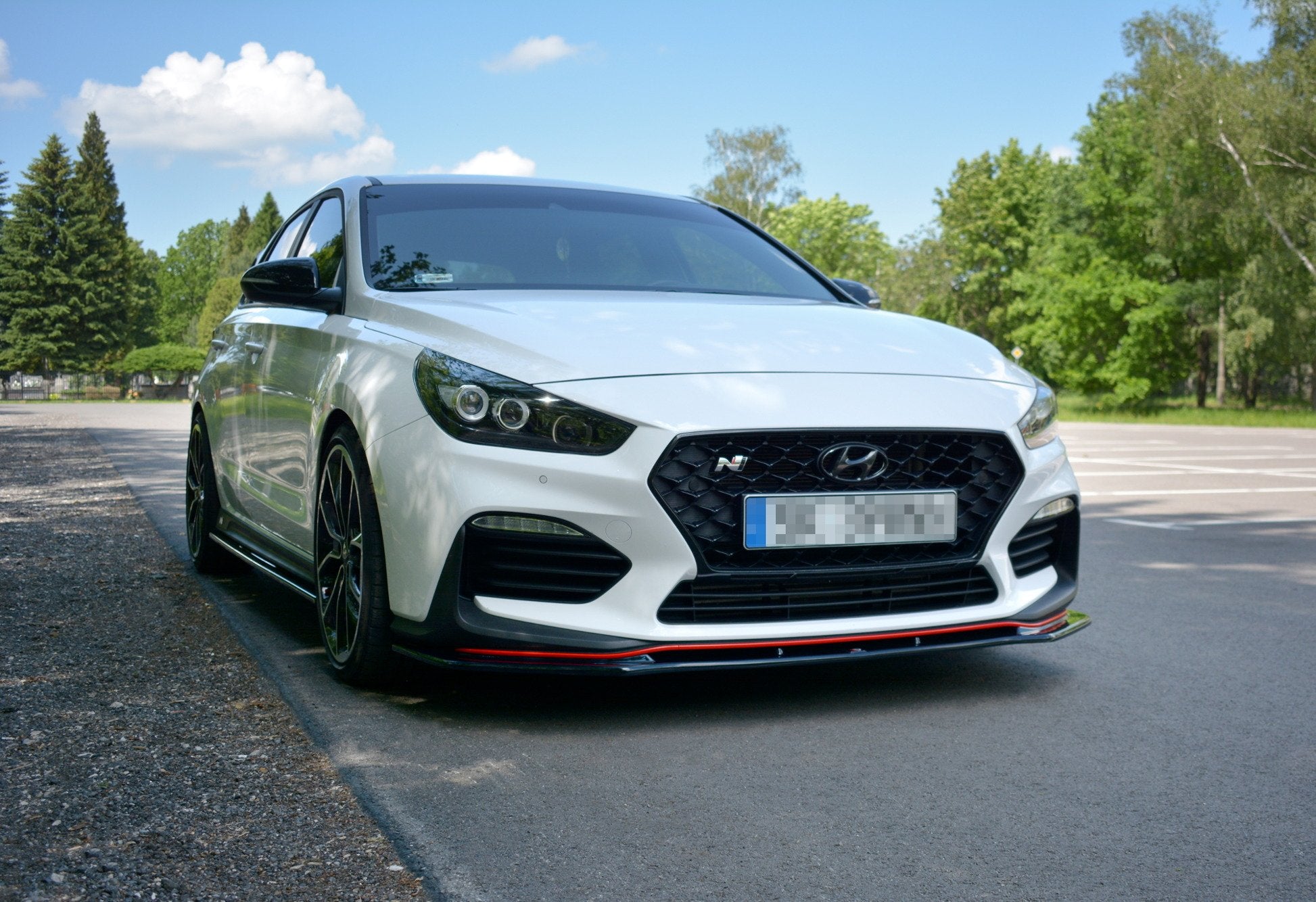 Maxton Design - Frontlippe V1 für HYUNDAI I30 Mk3 N - Aerowerk.