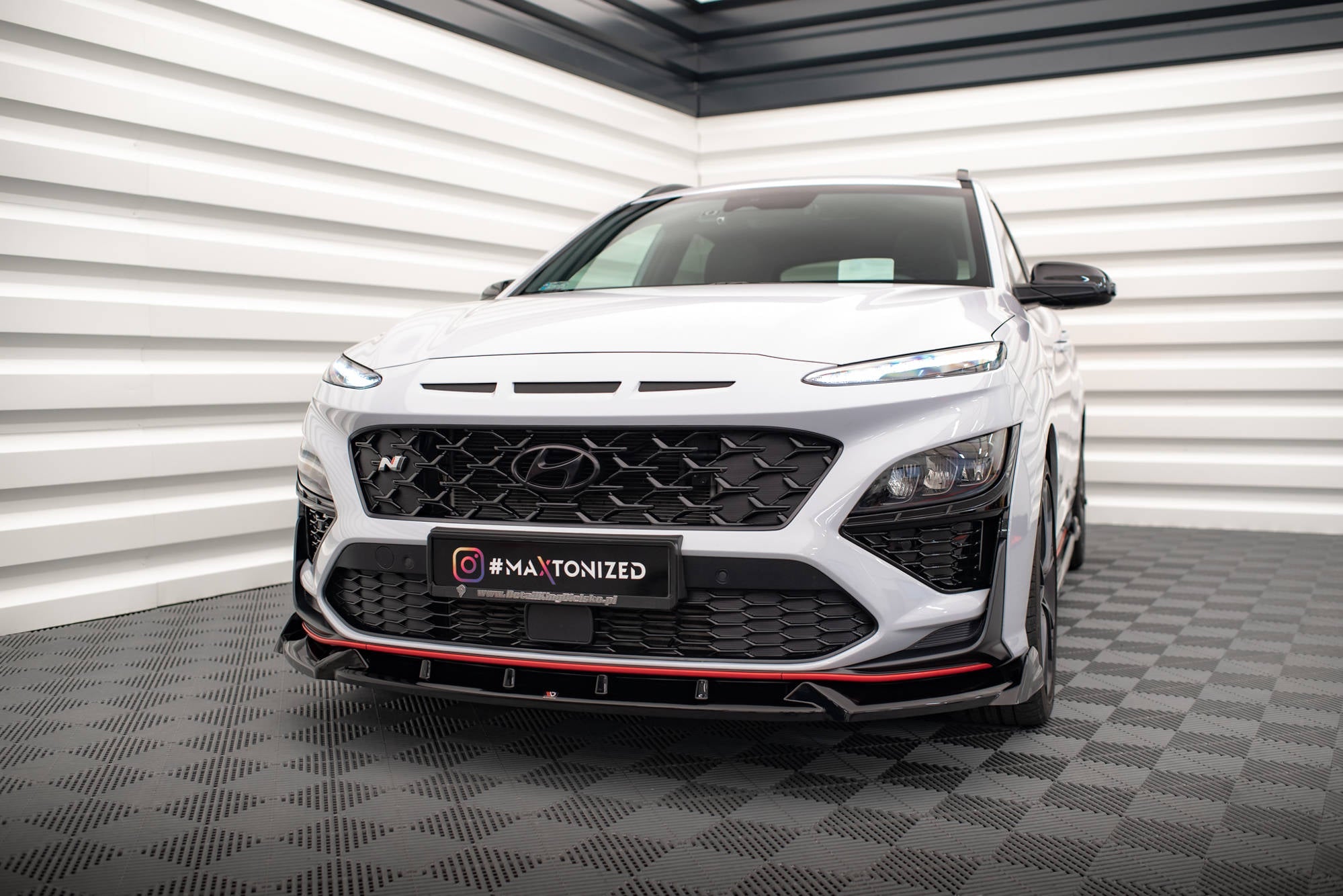 Maxton Design - Frontlippe V1 für Hyundai Kona N Mk1 - Aerowerk.