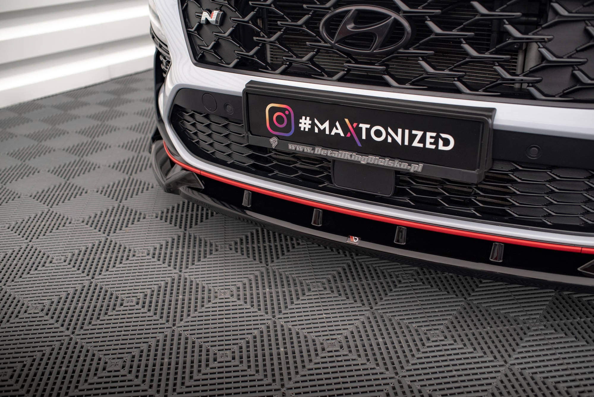 Maxton Design - Frontlippe V1 für Hyundai Kona N Mk1 - Aerowerk.