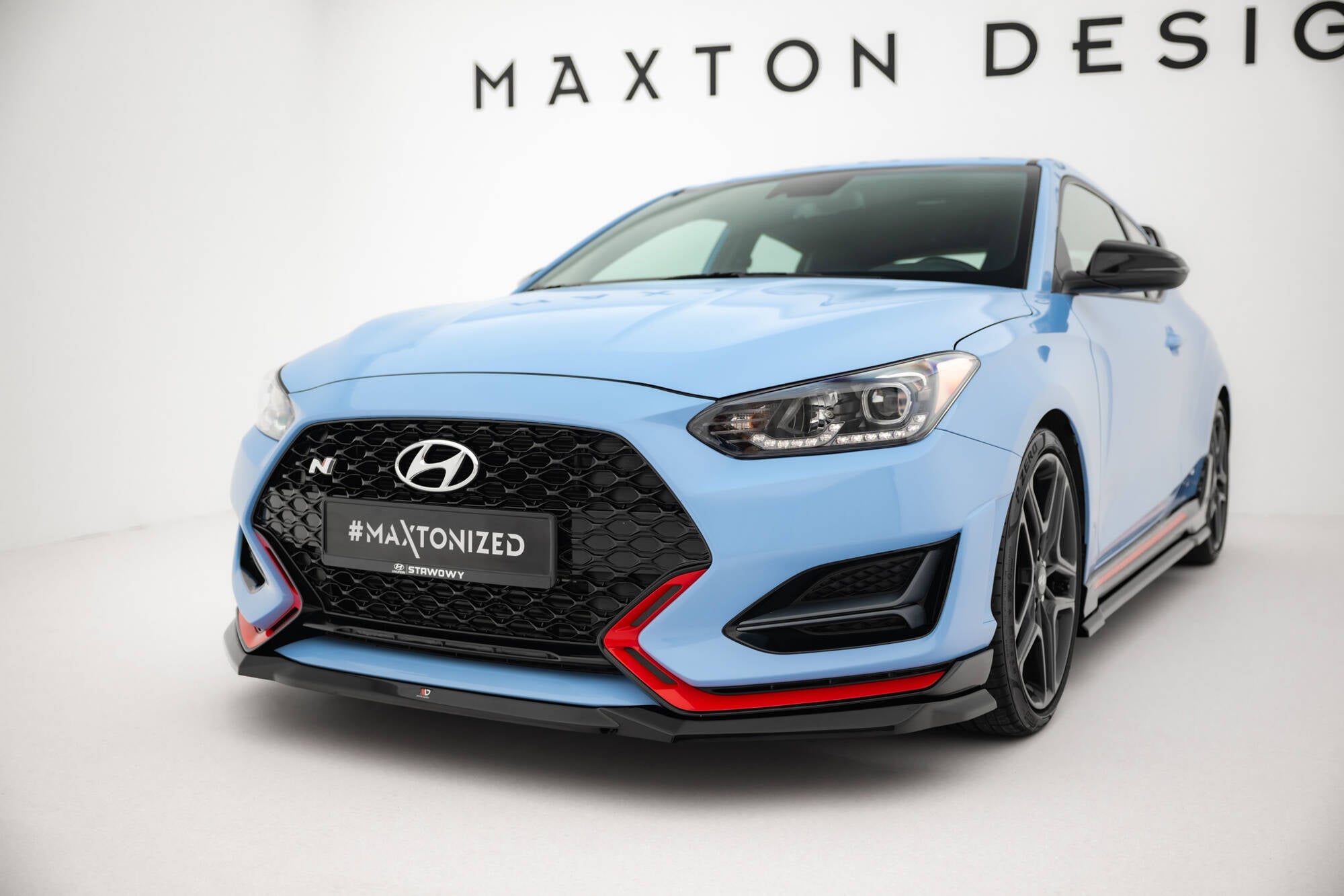Maxton Design - Frontlippe V1 für Hyundai Veloster N Mk2 - Aerowerk.