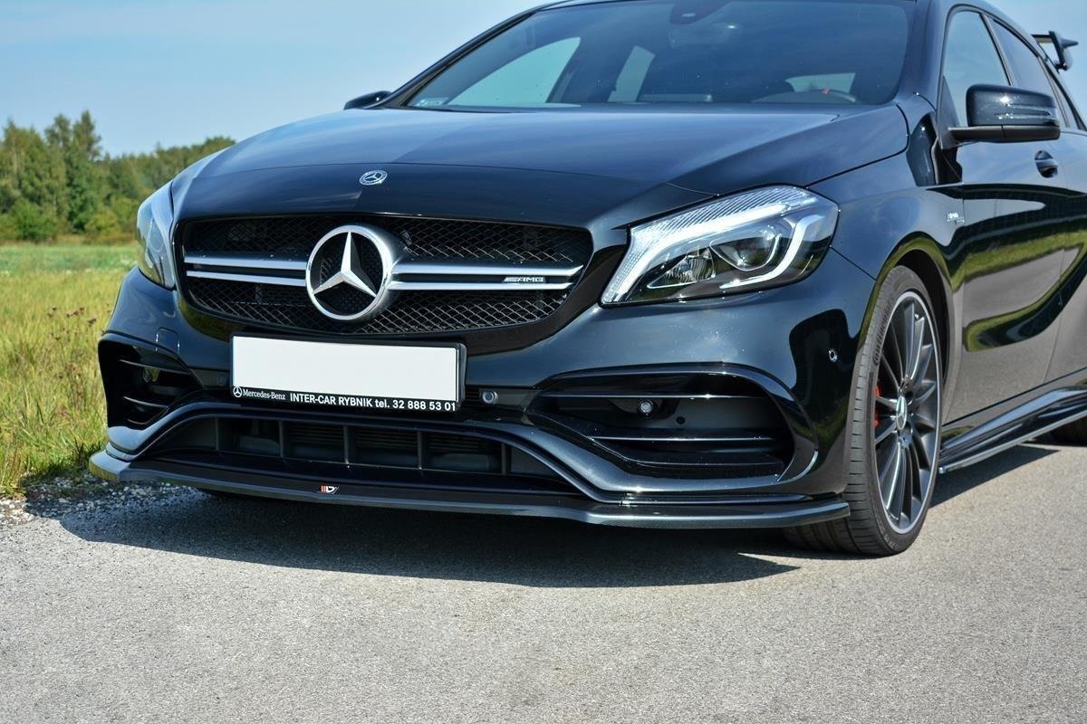 Maxton Design - Frontlippe V1 für Mercedes A W176 AMG Facelift - Aerowerk.