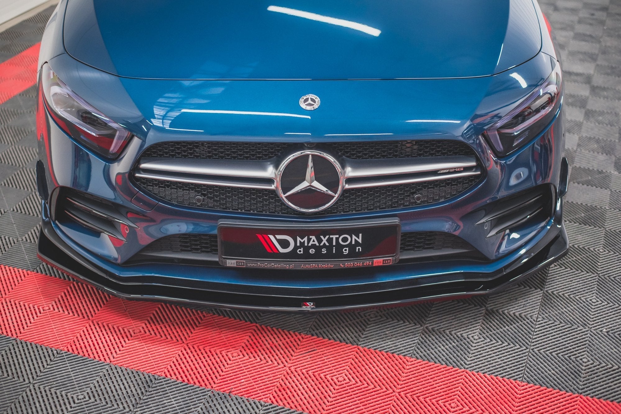 Maxton Design - Frontlippe V1 für Mercedes A35 AMG Aero W177 - Aerowerk.