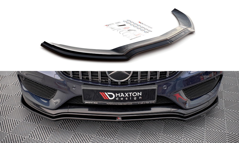 Maxton Design - Frontlippe V1 für Mercedes - AMG C 43 / AMG - Line W205 - Aerowerk.