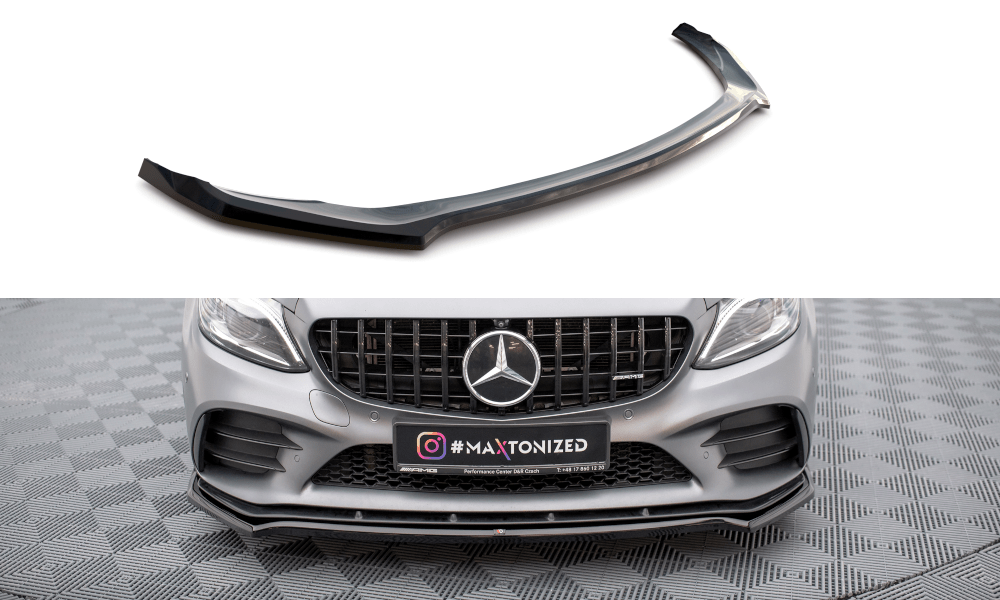 Maxton Design - Frontlippe V1 für Mercedes - AMG C43 Coupe / Cabrio / Limousine / Kombi C205 / A205 / W205 / S205 Facelift - Aerowerk.