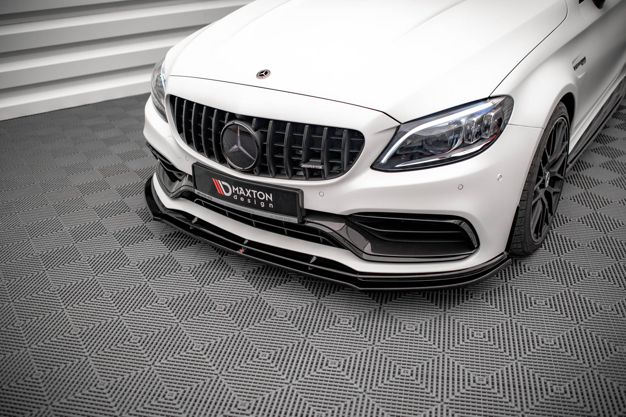 Maxton Design - Frontlippe V1 für Mercedes - AMG C63 Coupe AMG Aero Pack C205 Facelift - Aerowerk.