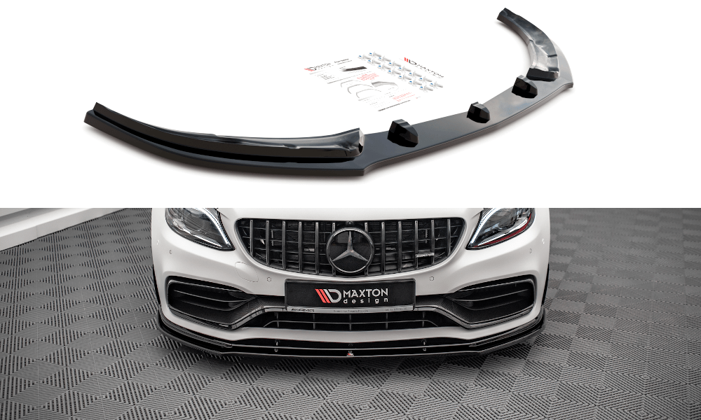 Maxton Design - Frontlippe V1 für Mercedes - AMG C63 Coupe AMG Aero Pack C205 Facelift - Aerowerk.