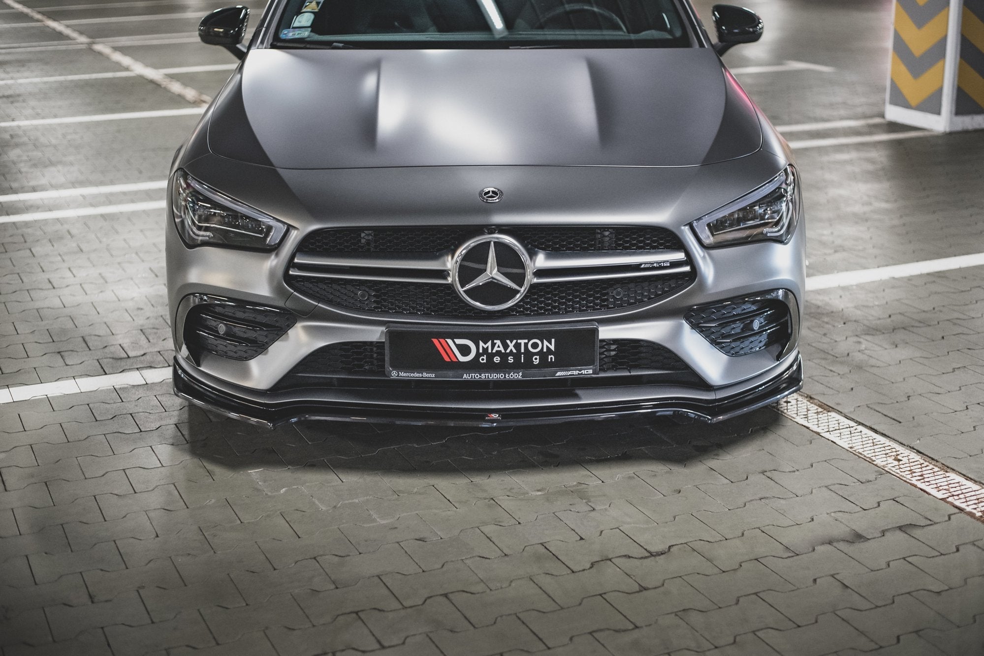 Maxton Design - Frontlippe V1 für Mercedes - AMG CLA 35 Aero C118 - Aerowerk.