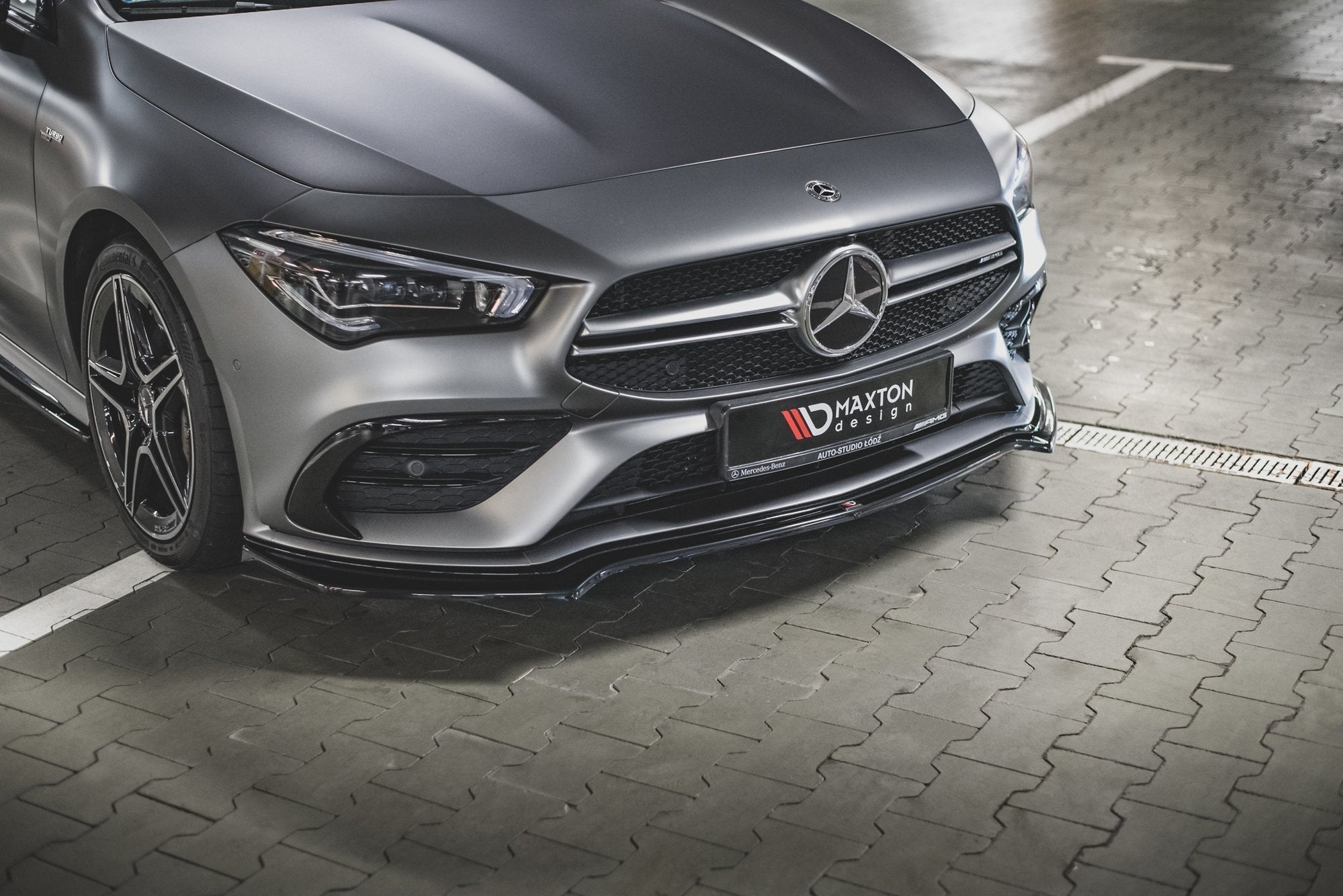 Maxton Design - Frontlippe V1 für Mercedes - AMG CLA 35 Aero C118 - Aerowerk.