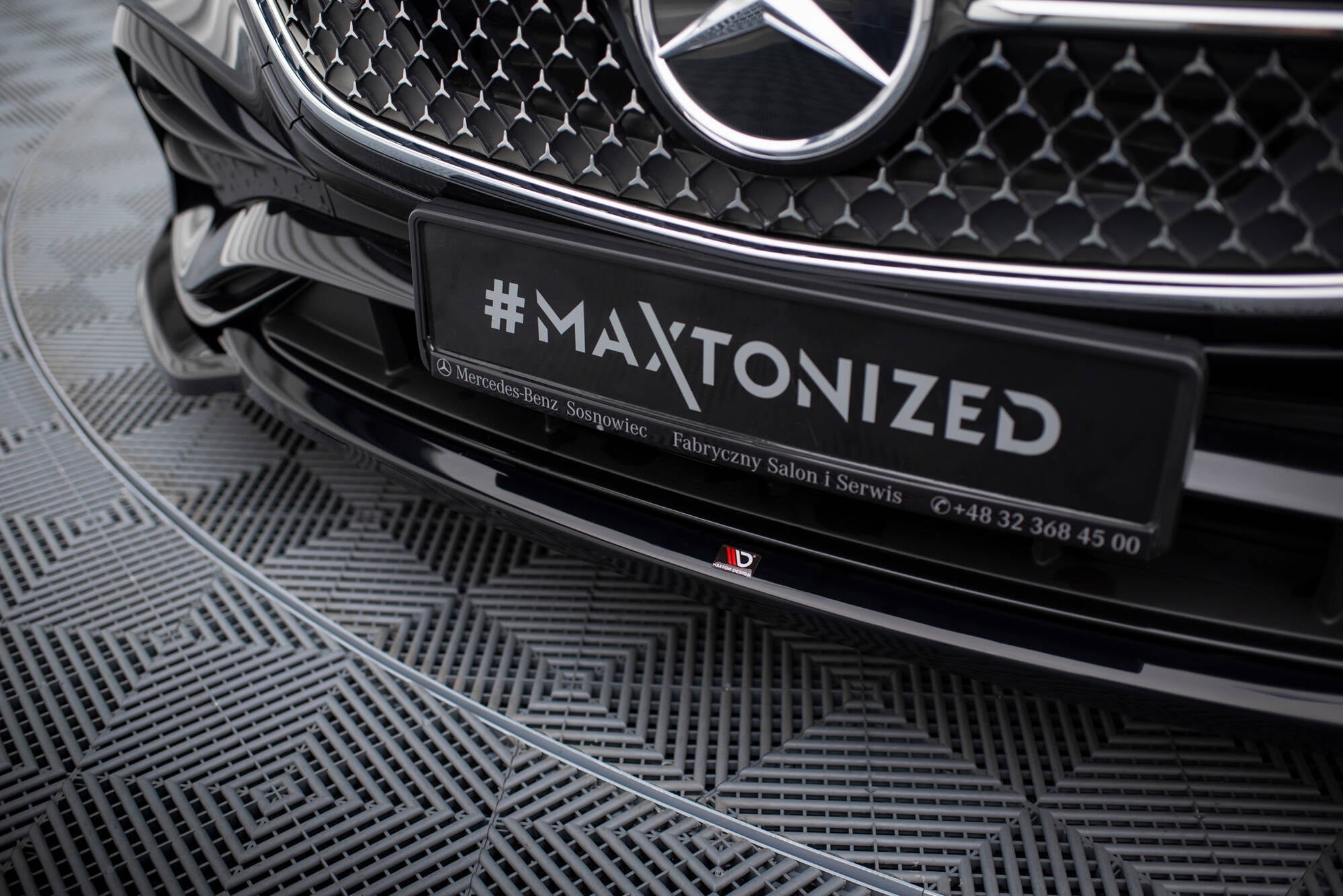 Maxton Design - Frontlippe V1 für Mercedes - Benz E AMG - Line W214 - Aerowerk.