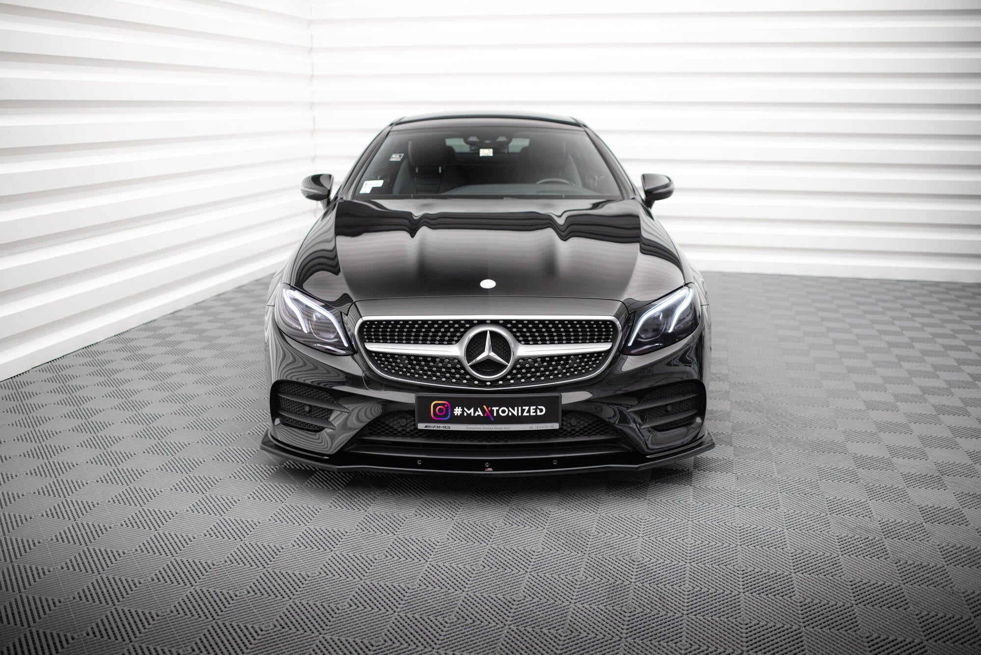 Maxton Design - Frontlippe V1 für Mercedes - Benz E - Klasse W213 Coupe (C238) / Cabriolet (A238) AMG - Line / 53 AMG - Aerowerk.