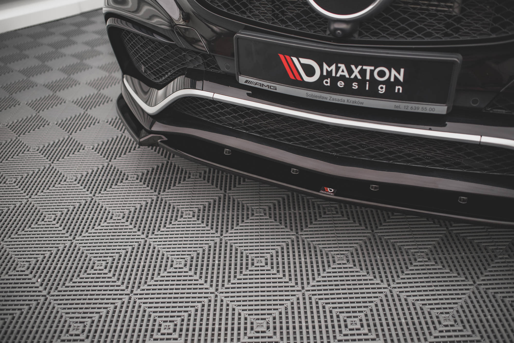 Maxton Design - Frontlippe V1 für Mercedes - Benz GLE Coupe / SUV 63 AMG C292 / W166 - Aerowerk.