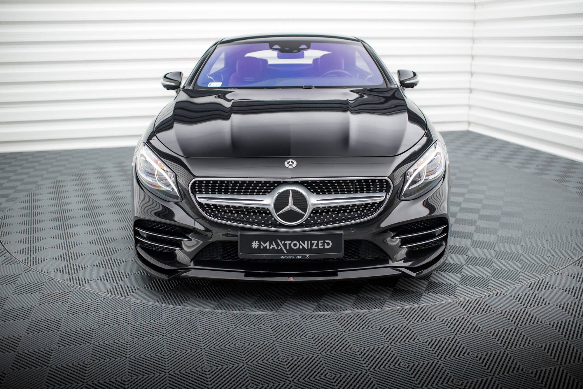 Maxton Design - Frontlippe V1 für Mercedes - Benz S Coupe AMG - Line C217 Facelift - Aerowerk.