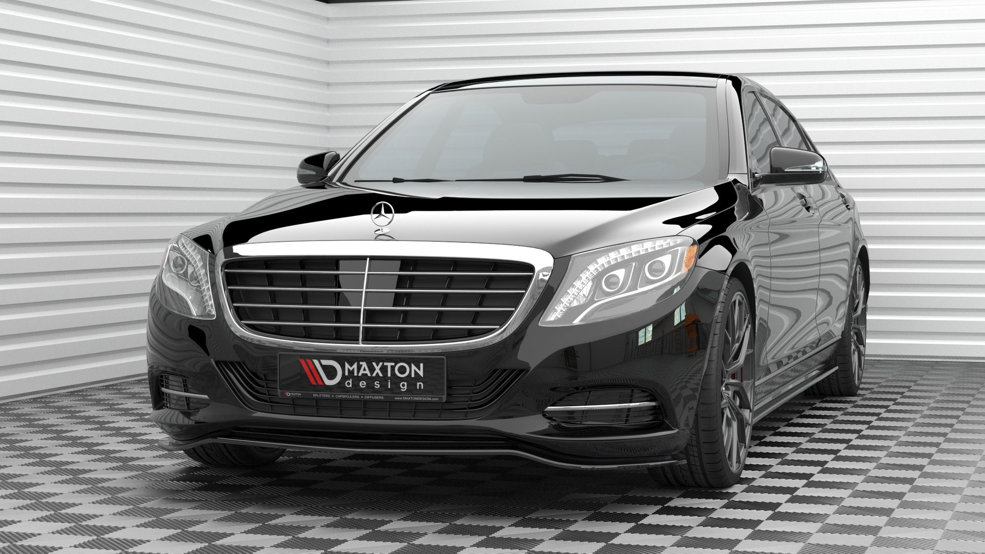 Maxton Design - Frontlippe V1 für Mercedes - Benz S W222 - Aerowerk.