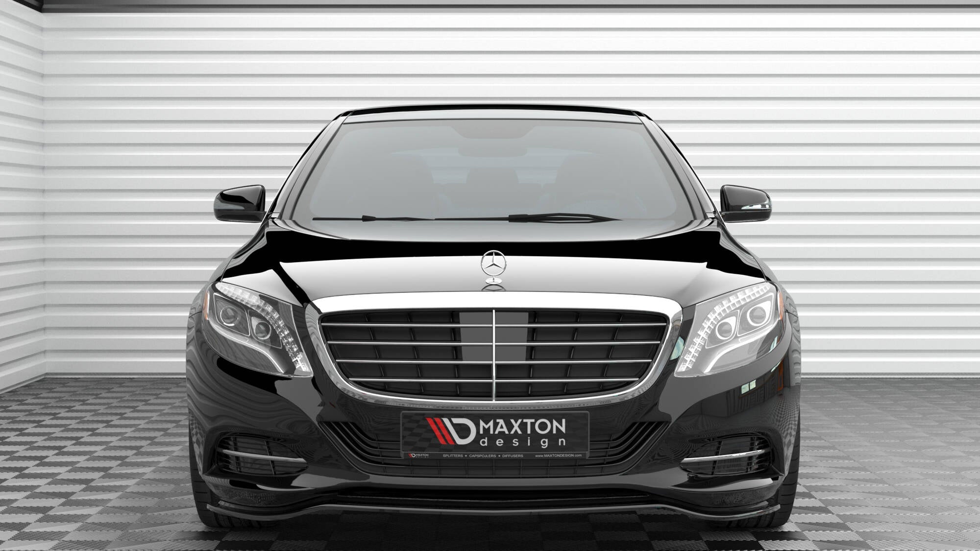 Maxton Design - Frontlippe V1 für Mercedes - Benz S W222 - Aerowerk.