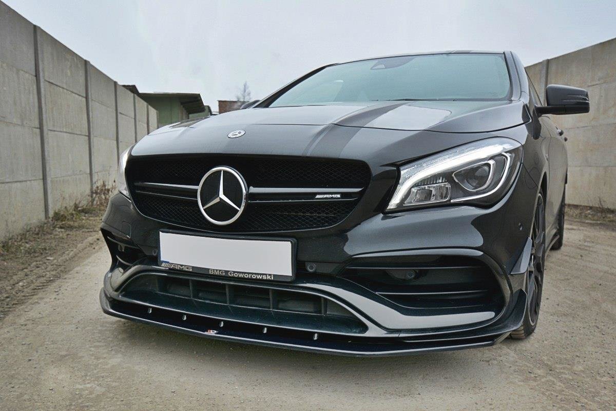 Maxton Design - Frontlippe V1 für Mercedes CLA A45 AMG C117 Facelift - Aerowerk.