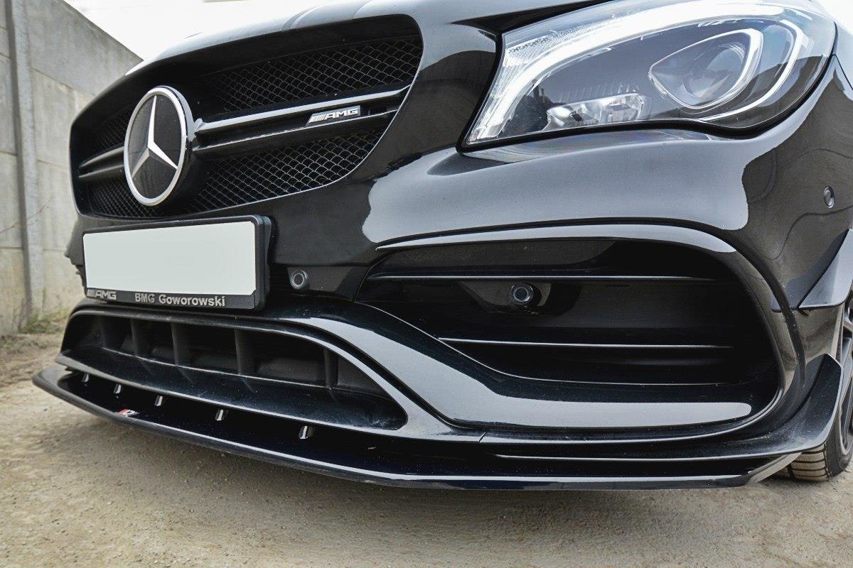 Maxton Design - Frontlippe V1 für Mercedes CLA A45 AMG C117 Facelift - Aerowerk.