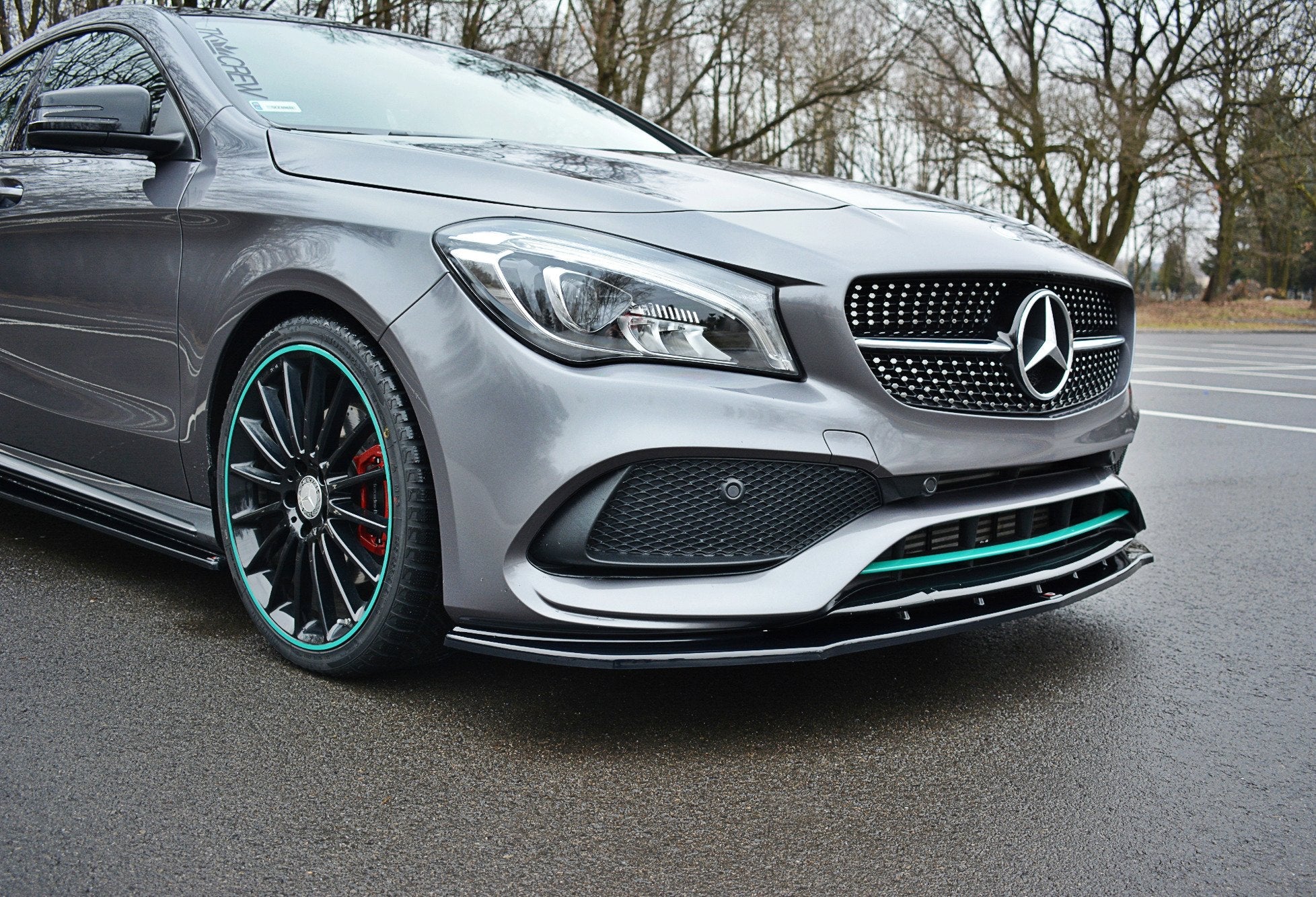 Maxton Design - Frontlippe V1 für Mercedes CLA C117 AMG - LINE FACELIFT - Aerowerk.