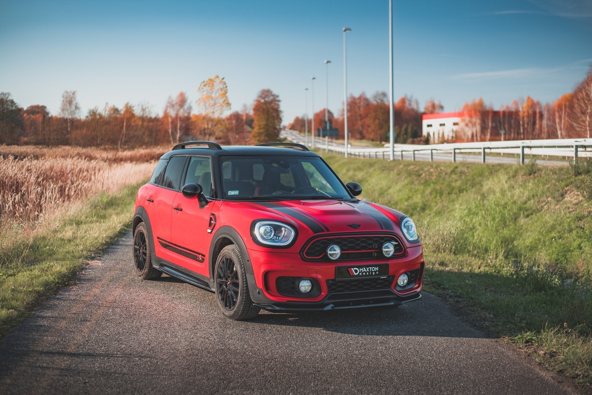 Maxton Design - Frontlippe V1 für Mini Countryman Mk2 F60 JCW - Aerowerk.