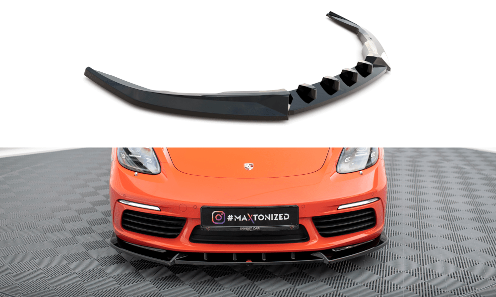 Maxton Design - Frontlippe V1 für Porsche 718 Cayman 982c - Aerowerk.