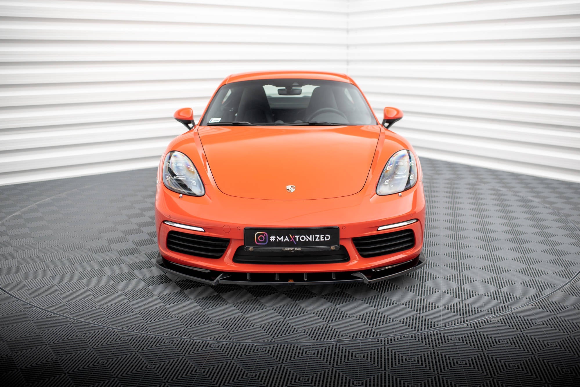 Maxton Design - Frontlippe V1 für Porsche 718 Cayman 982c - Aerowerk.
