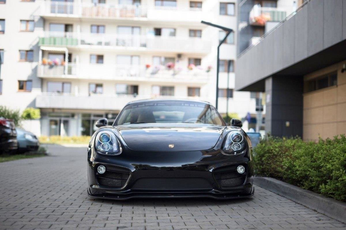 Maxton Design - Frontlippe V1 für Porsche Cayman Mk2 981C - Aerowerk.