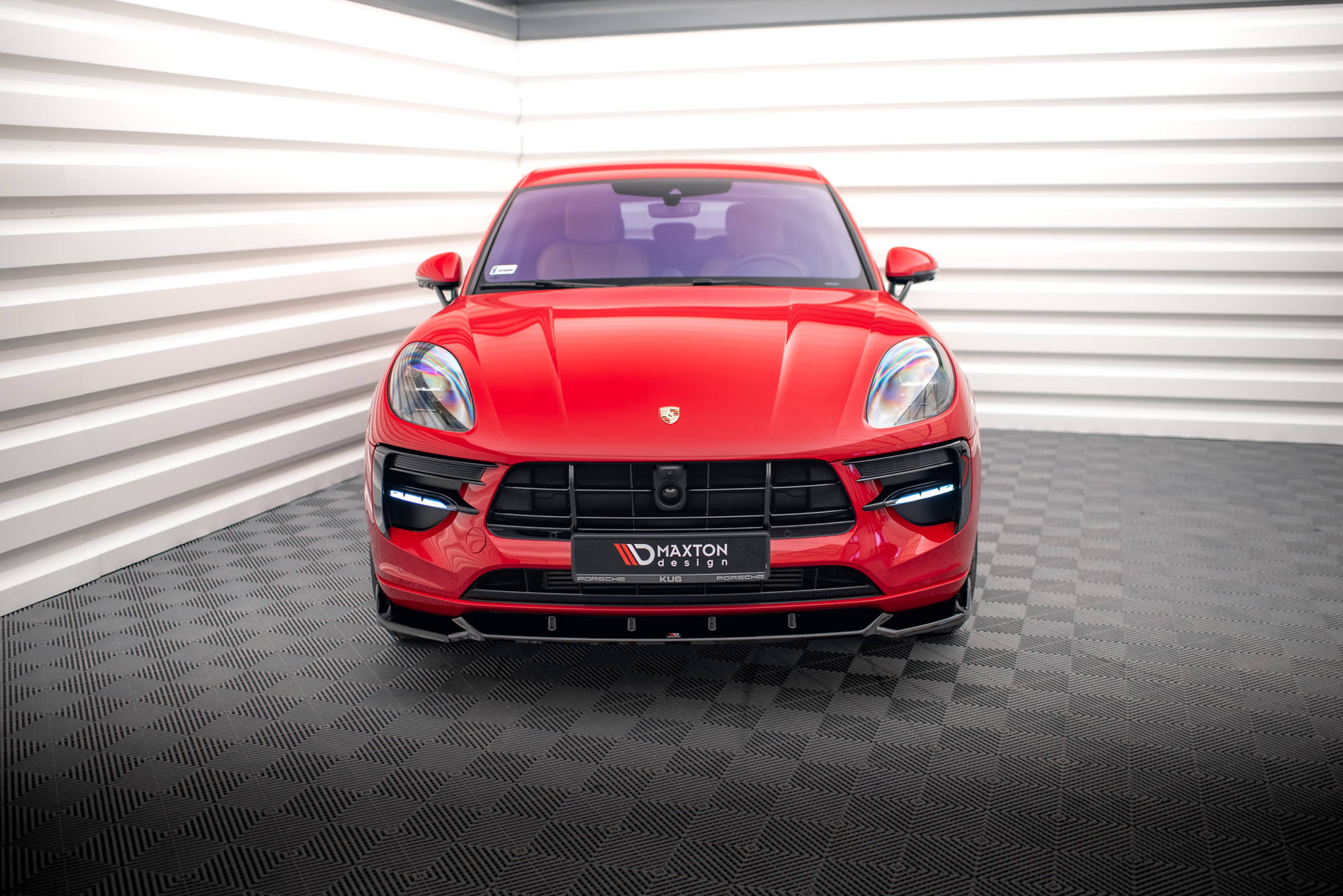 Maxton Design - Frontlippe V1 für Porsche Macan GTS / Sport Design Mk1 Facelift - Aerowerk.