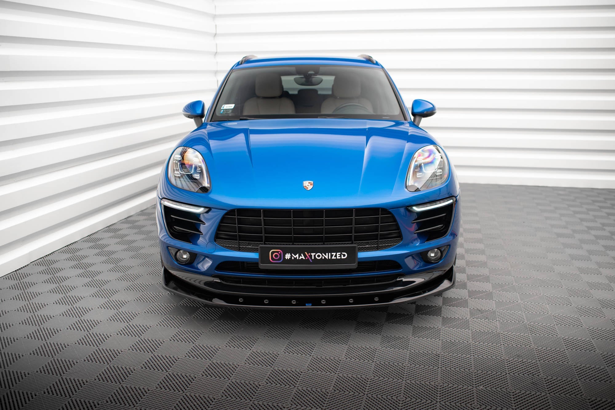 Maxton Design - Frontlippe V1 für Porsche Macan Mk1 - Aerowerk.