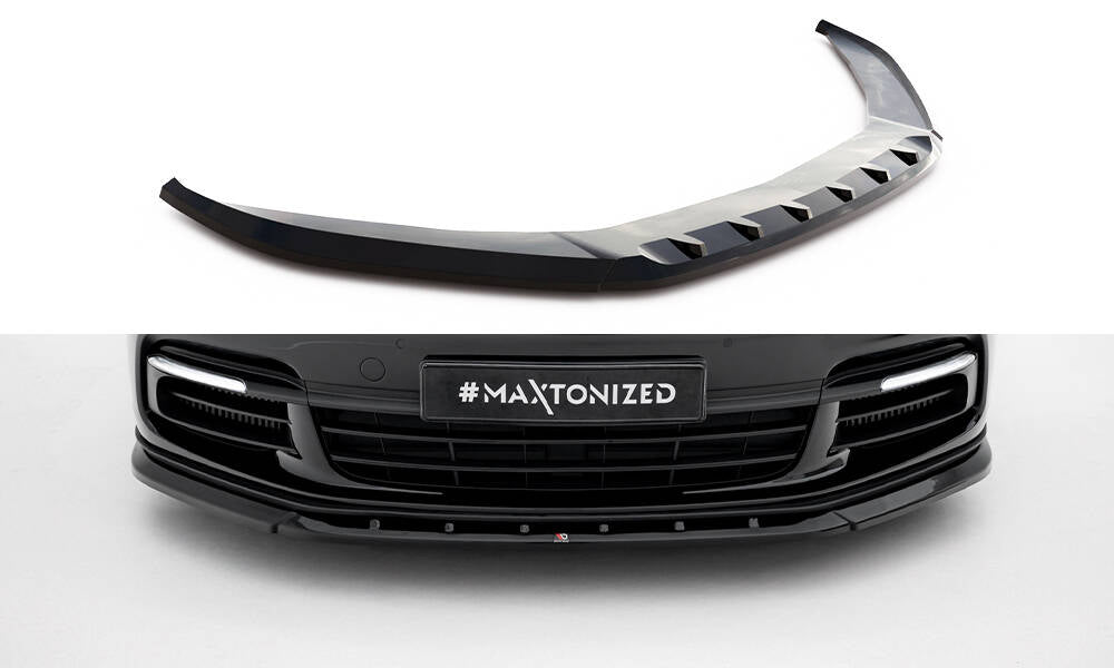 Maxton Design - Frontlippe V1 für Porsche Panamera E - Hybrid / Panamera 4S 971 - Aerowerk.