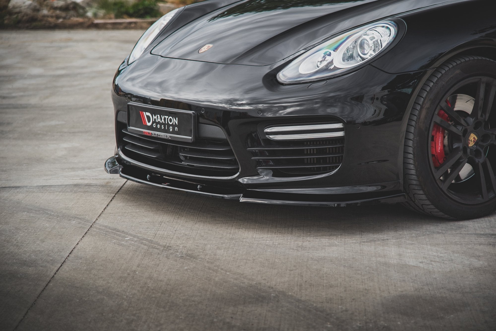 Maxton Design - Frontlippe V1 für Porsche Panamera Turbo 970 Facelift - Aerowerk.