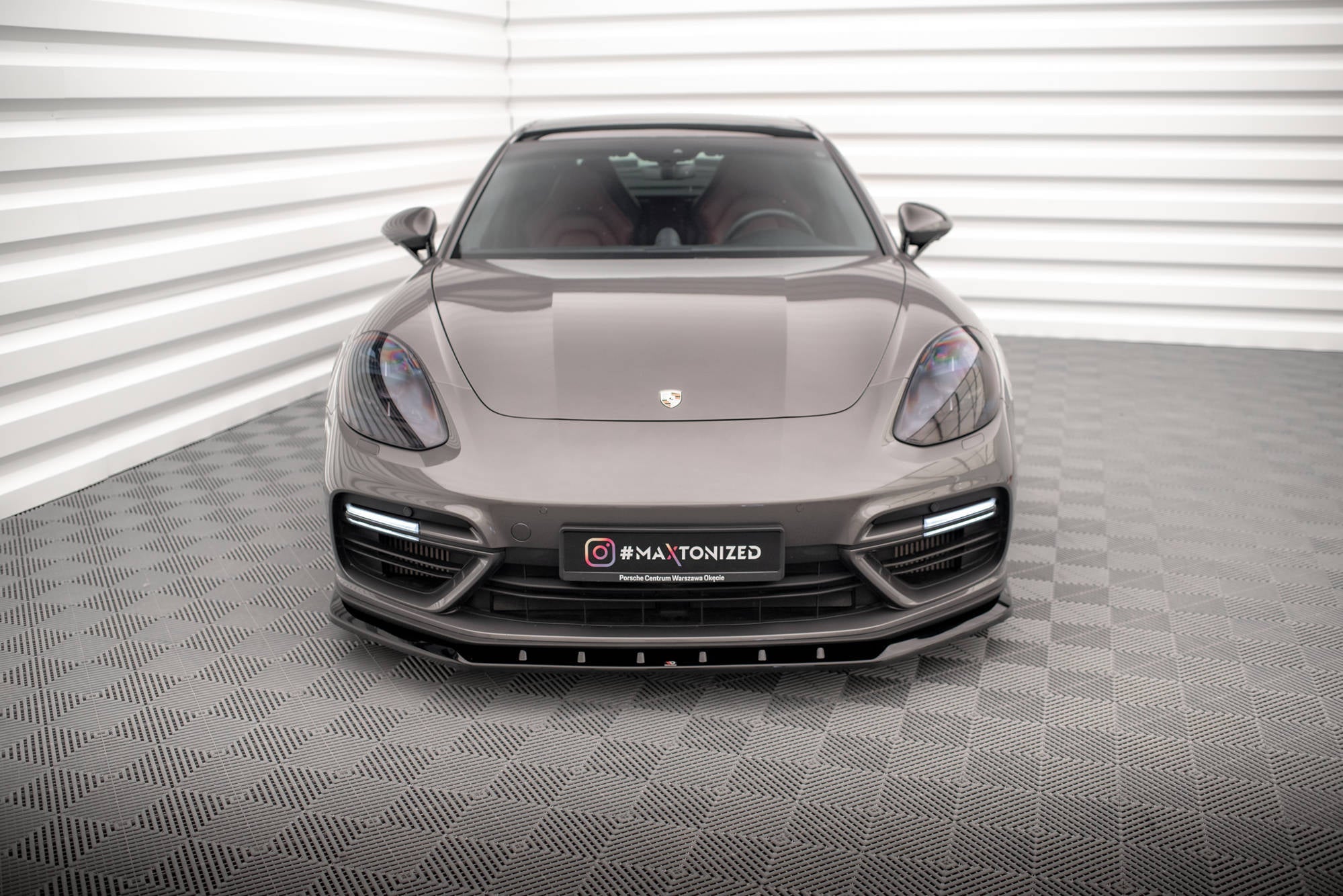 Maxton Design - Frontlippe V1 für Porsche Panamera Turbo S E - Hybrid - Aerowerk.