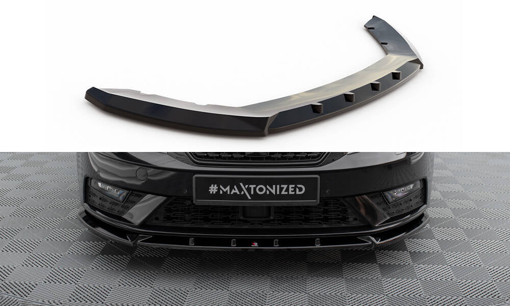 Maxton Design - Frontlippe V1 für Seat Leon Mk3 Facelift - Aerowerk.