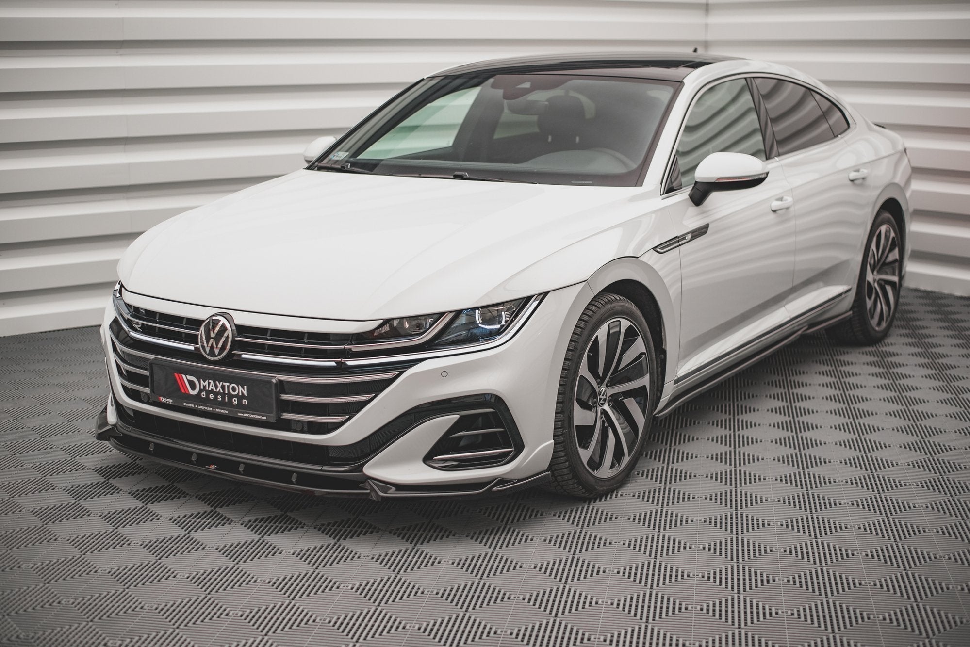Maxton Design - Frontlippe V1 für VW Arteon R - Line Facelift - Aerowerk.