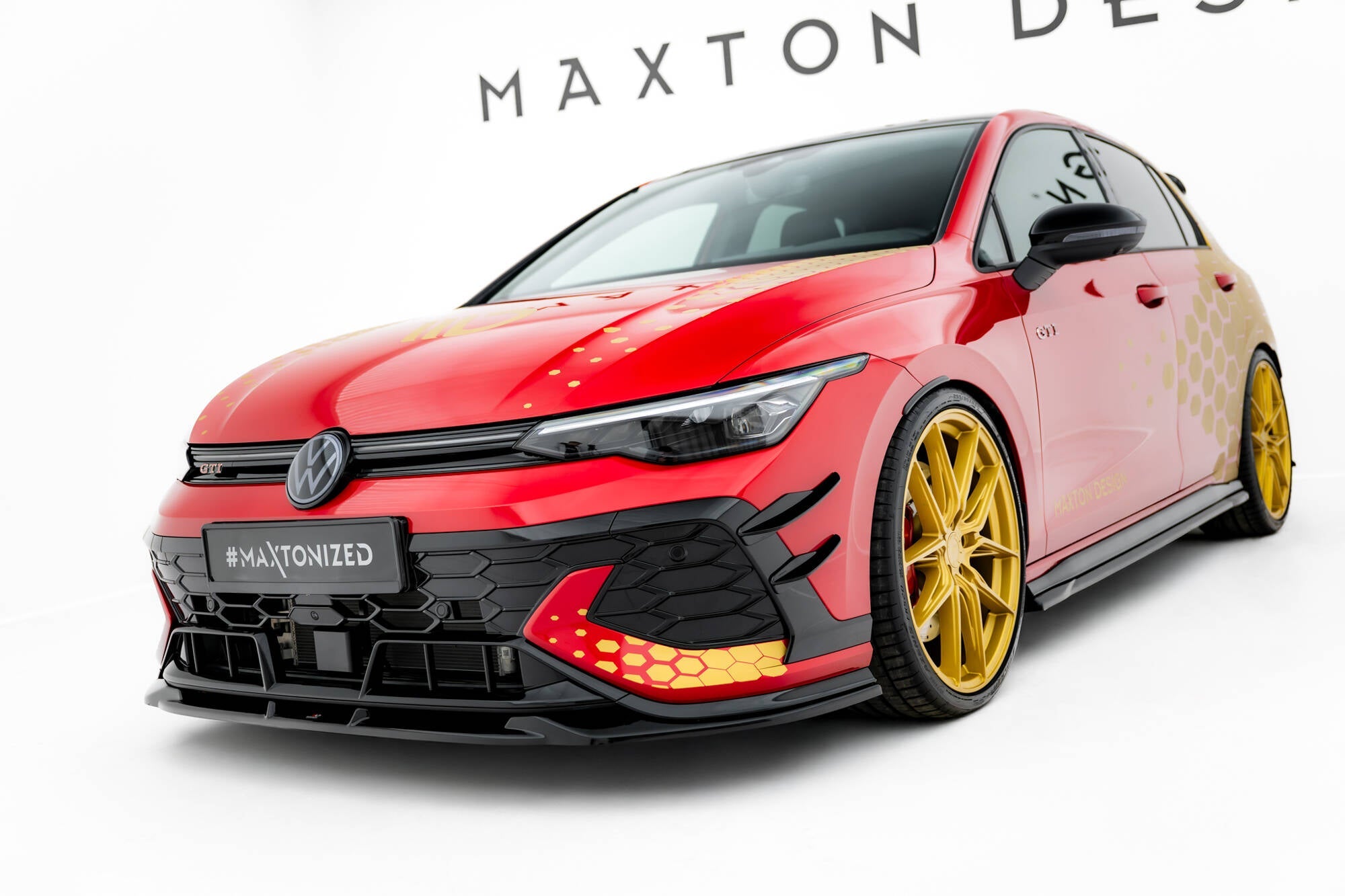 Maxton Design - Frontlippe V1 für VW Golf GTI Clubsport Mk8 Facelift - Aerowerk.
