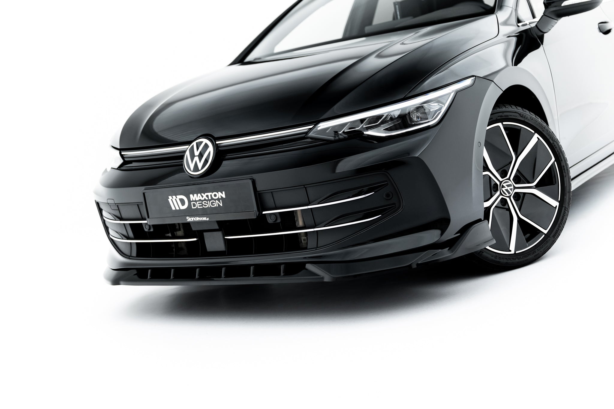 Maxton Design - Frontlippe V1 für VW Golf Mk8 Facelift - Aerowerk.
