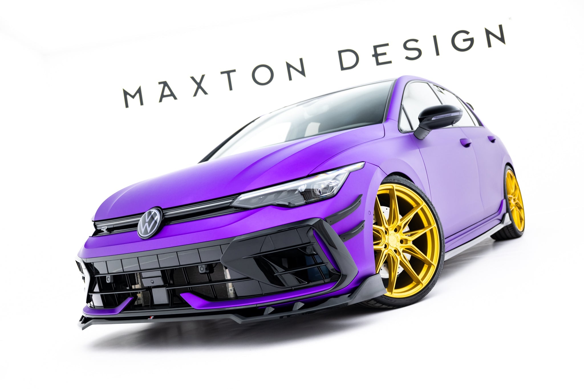 Maxton Design - Frontlippe V1 für VW Golf R Mk8 Facelift - Aerowerk.