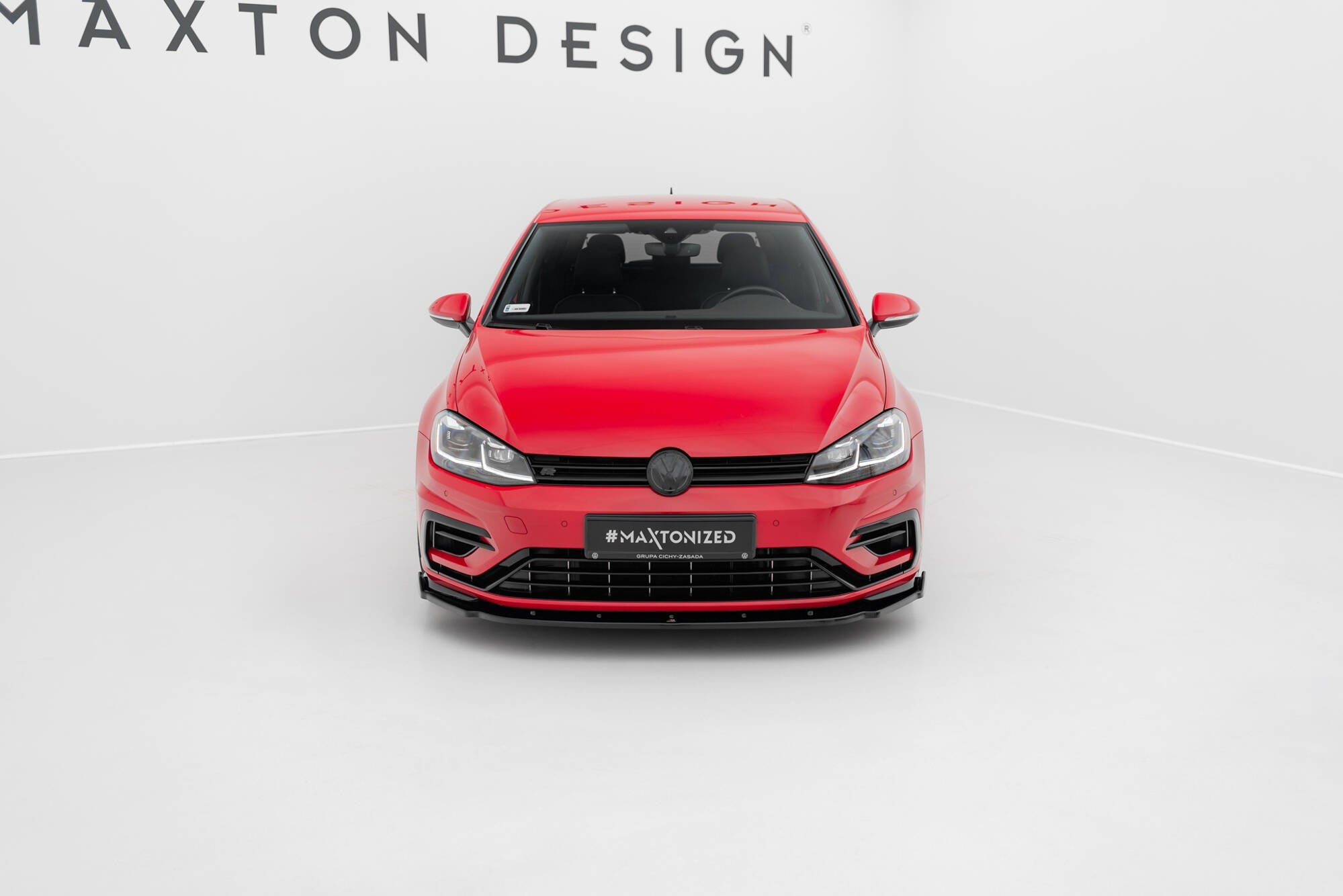 Maxton Design - Frontlippe V1 für VW Golf R / R - Line Mk7 Facelift - Aerowerk.
