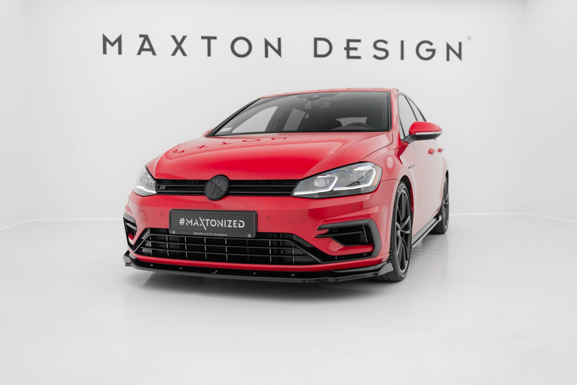 Maxton Design - Frontlippe V1 für VW Golf R / R - Line Mk7 Facelift - Aerowerk.