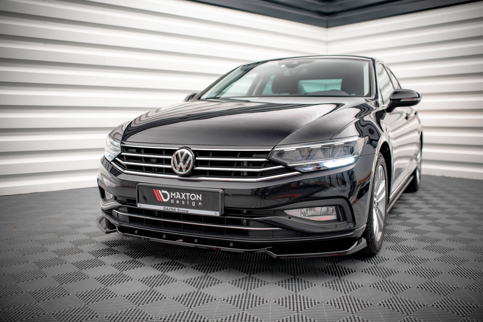 Maxton Design - Frontlippe V1 für VW Passat B8 Facelift - Aerowerk.